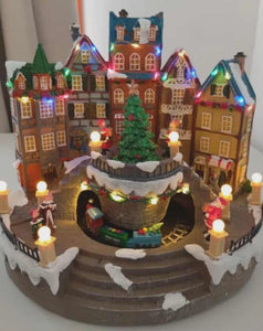 Vila Natalina Iluminada 65x55 cm