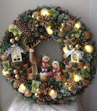 Guirlanda Decoração Natalina com Led 55CM