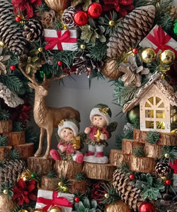 Guirlanda Decoração Natalina com Led 65CM