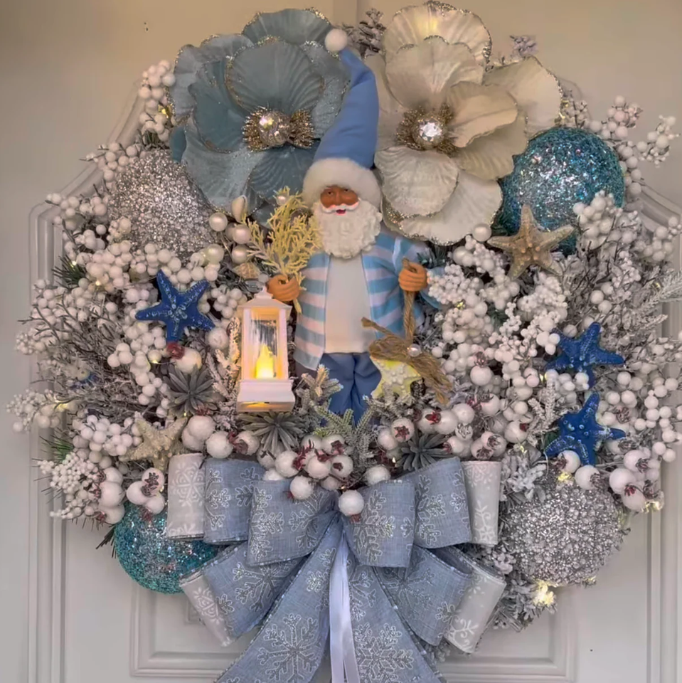 Guirlanda De Natal Mar C/ Led 60cm