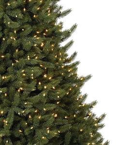 Árvore de Natal Nova York Spruce com Galhos Articulados, Suporte Metálico e Micro LEDs Embutidos