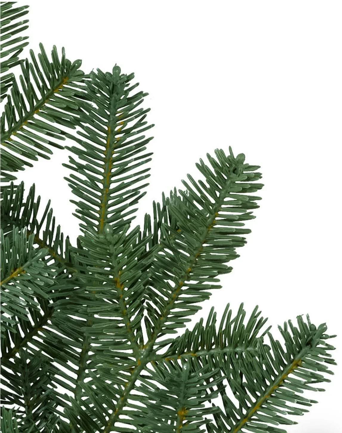 Árvore de Natal White Spruce Verde com Galhos Articulados, Suporte Metálico e Micro LEDs Embutidos (ultimas unidades)