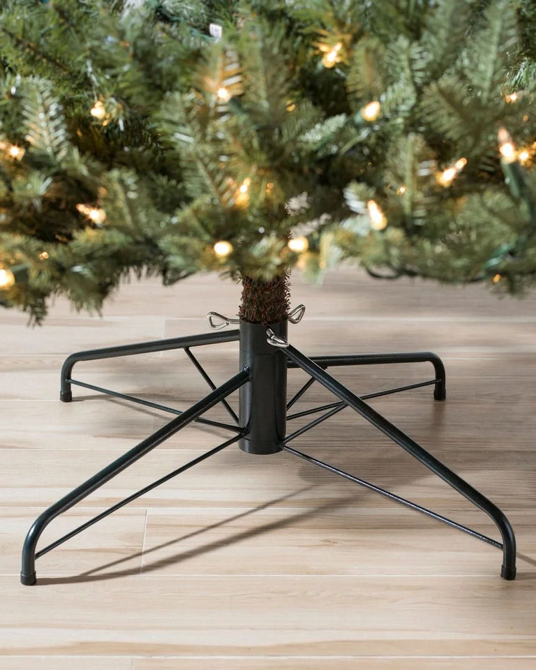 Árvore de Natal White Spruce Verde com Galhos Articulados, Suporte Metálico e Micro LEDs Embutidos (ultimas unidades)