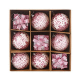 Kit 9 Peças Bolas De Natal 8CM